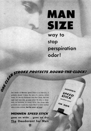 1962 Mennen Speed Stick Deodorant