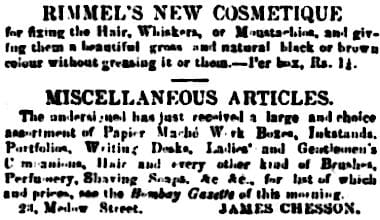 1856 Rimmels New Cosmetique