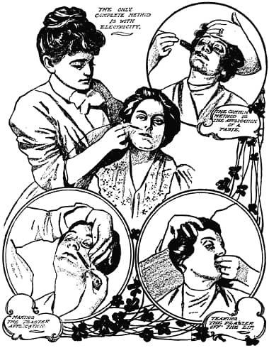 1901 Removing facial hair
