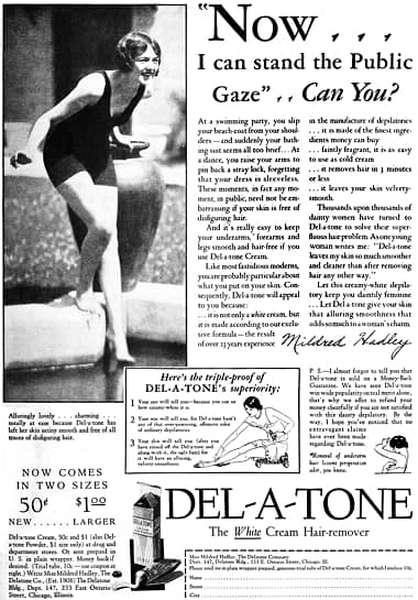 1931 Delatone Depilatory