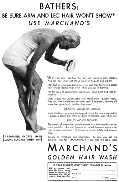 1933 Marchland Golden Hair Wash