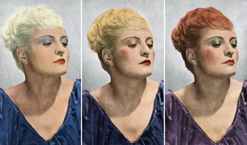 1935 Suggested eye shadow colours