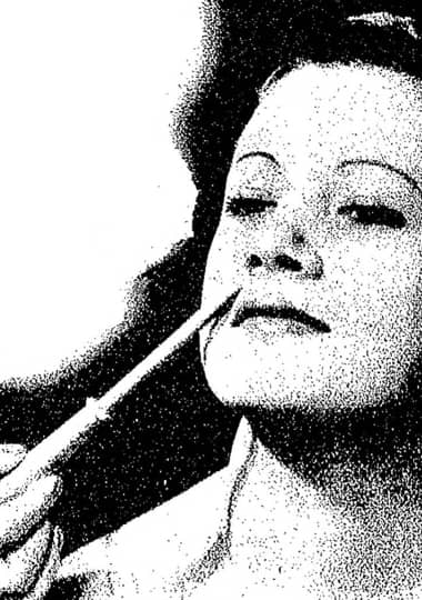 1935 Using a stick in a hot wax treatment