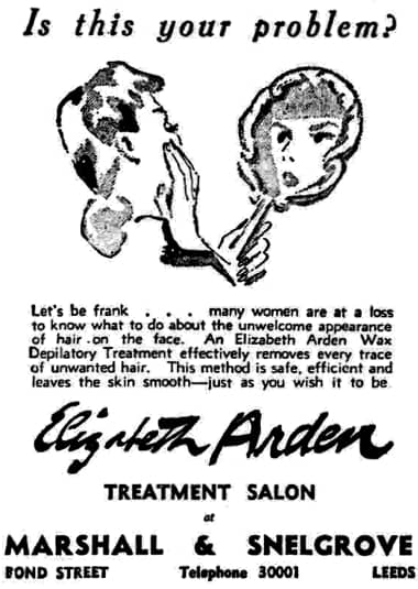 1944 Elizabeth Arden Wax Depilatory Treatment
