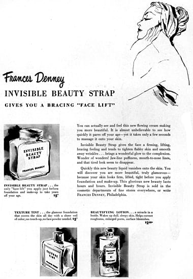 1952 Frances Denney Invisible Beauty Strap