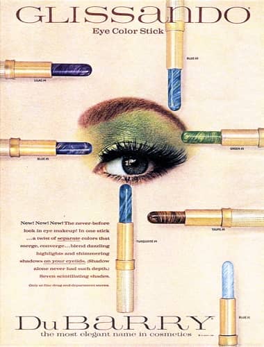 1965 Richard Hudnut DuBarry Glissando Eye Color Sticks