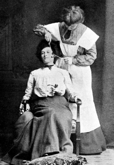 1903 Massage using mallets