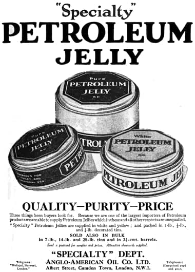 1924 Speciallty Petroleum Jelly