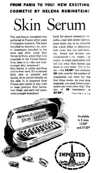 1953 Helena Rubinstein Skin Serum