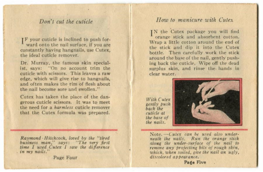 1928 The Care of the Nails pages 2-3