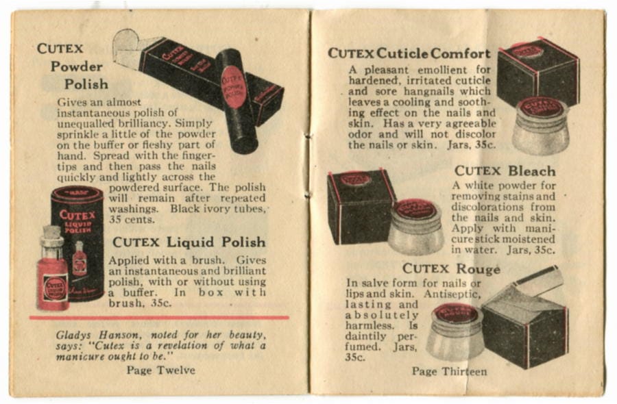 1928 The Care of the Nails pages 10-11