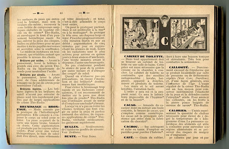 Dictionnaire soins de beaute pages 20-21