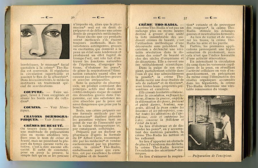 Dictionnaire soins de beaute pages 34-35