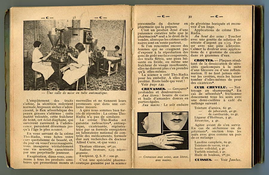 Dictionnaire soins de beaute pages 36-37