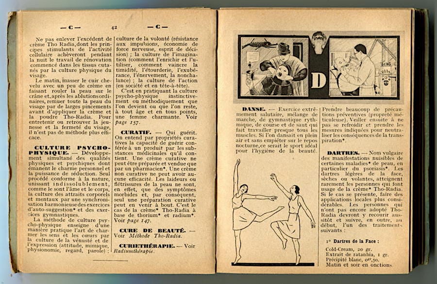 Dictionnaire soins de beaute pages 40-41