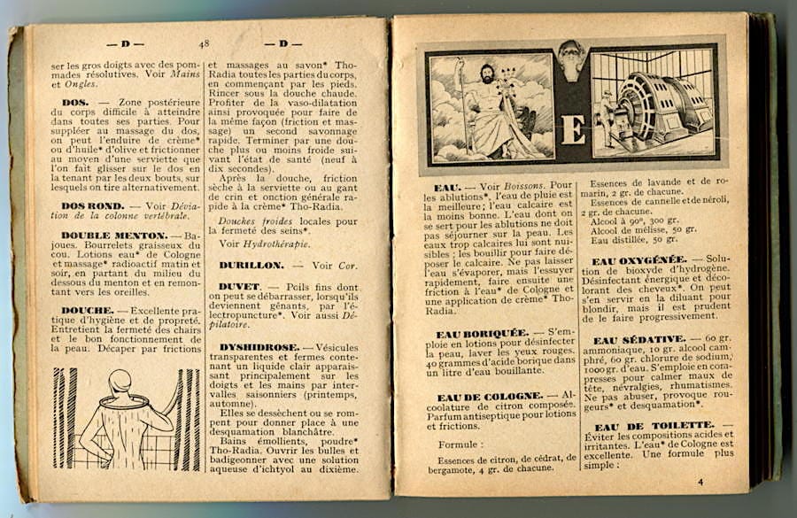 Dictionnaire soins de beaute pages 46-47