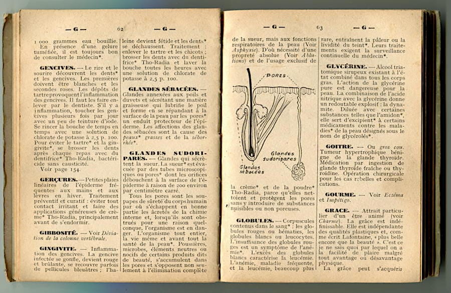 Dictionnaire soins de beaute pages 60-61