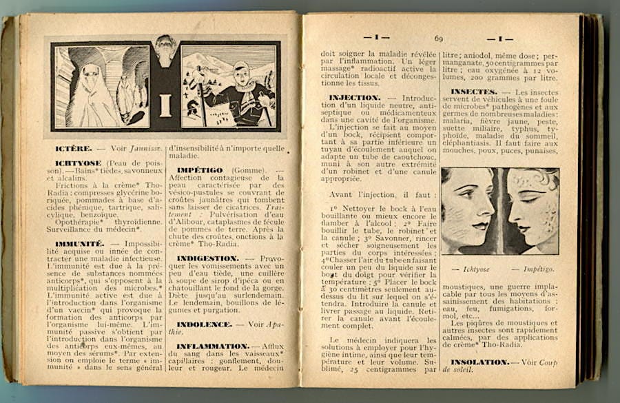 Dictionnaire soins de beaute pages 66-67