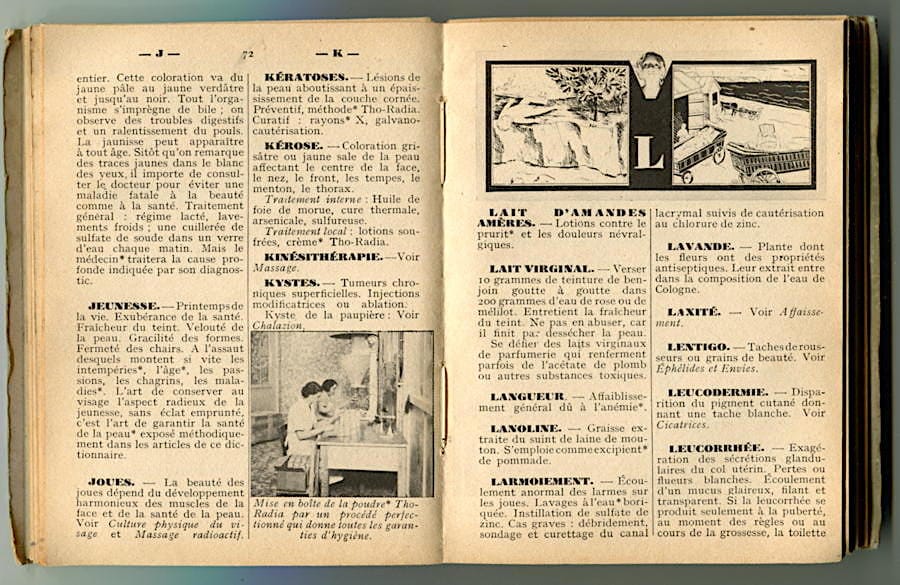 Dictionnaire soins de beaute pages 70-71