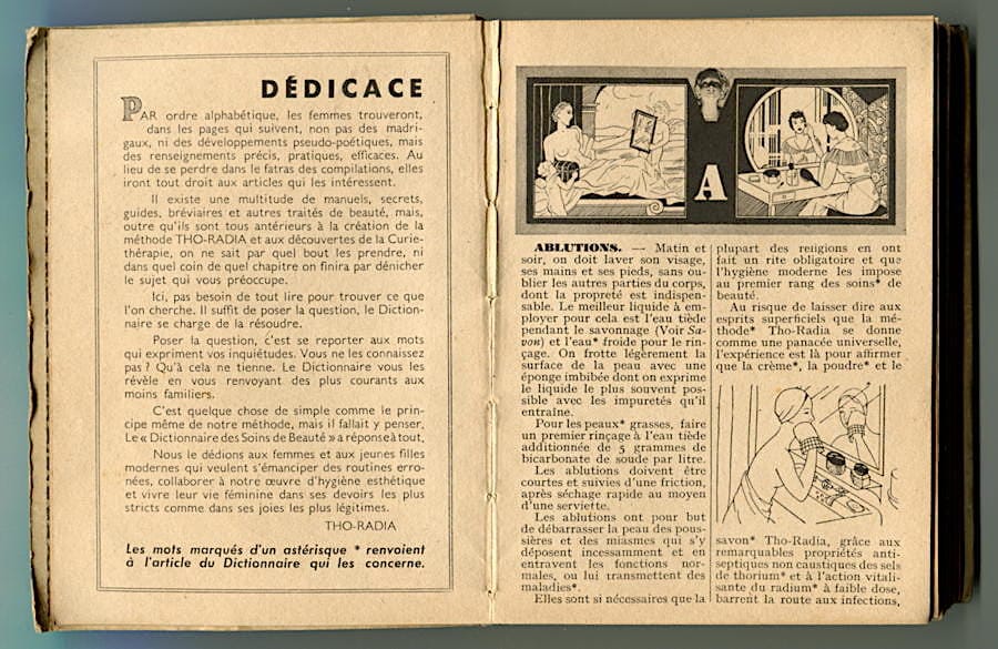 Dictionnaire soins de beaute pages 4-5