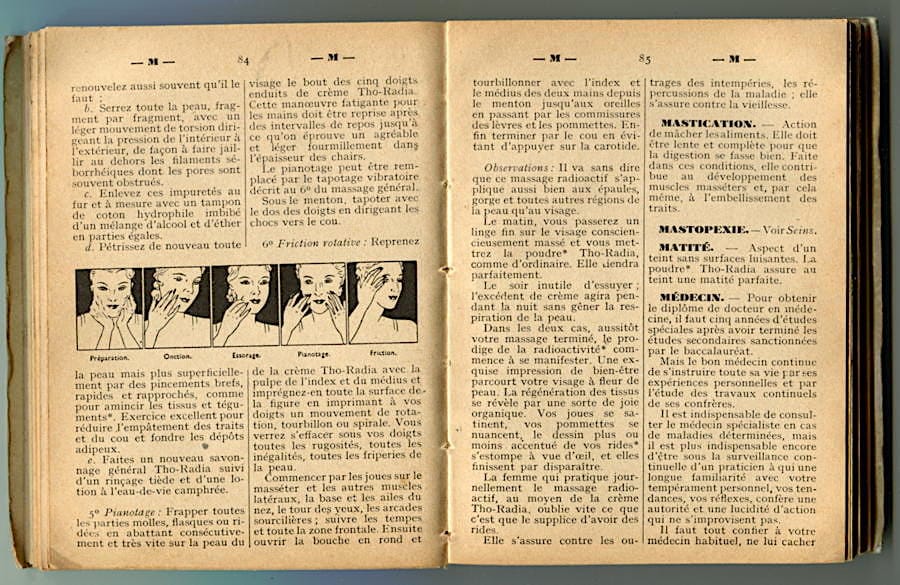 Dictionnaire soins de beaute pages 82-83