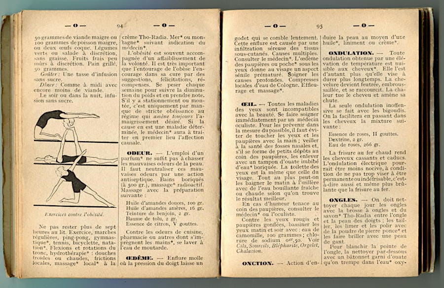 Dictionnaire soins de beaute pages 92-93