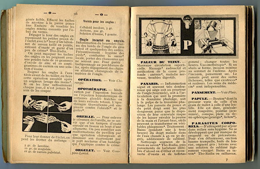 Dictionnaire soins de beaute pages 94-95