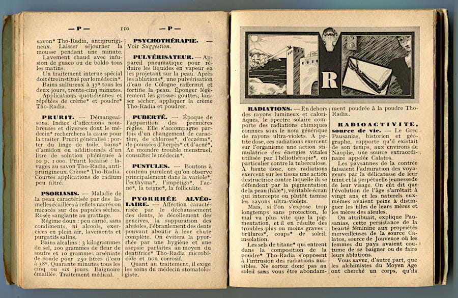 Dictionnaire soins de beaute pages 108-109