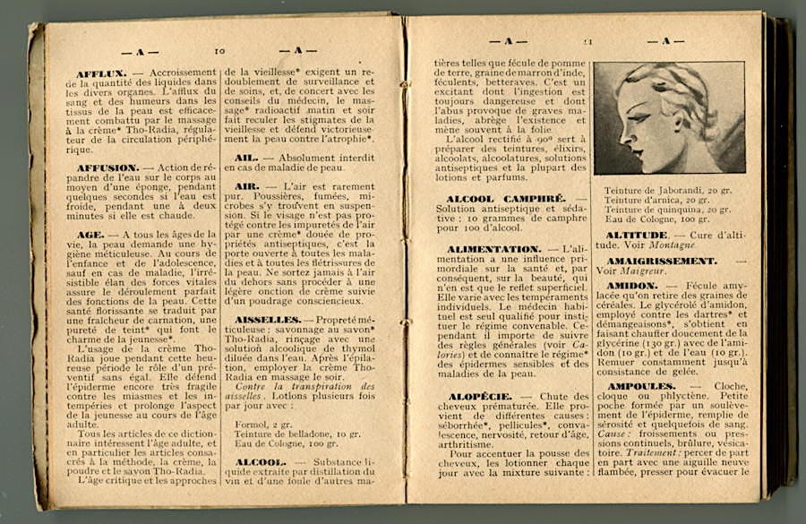 Dictionnaire soins de beaute pages 8-9