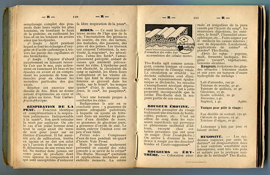 Dictionnaire soins de beaute pages 118-119