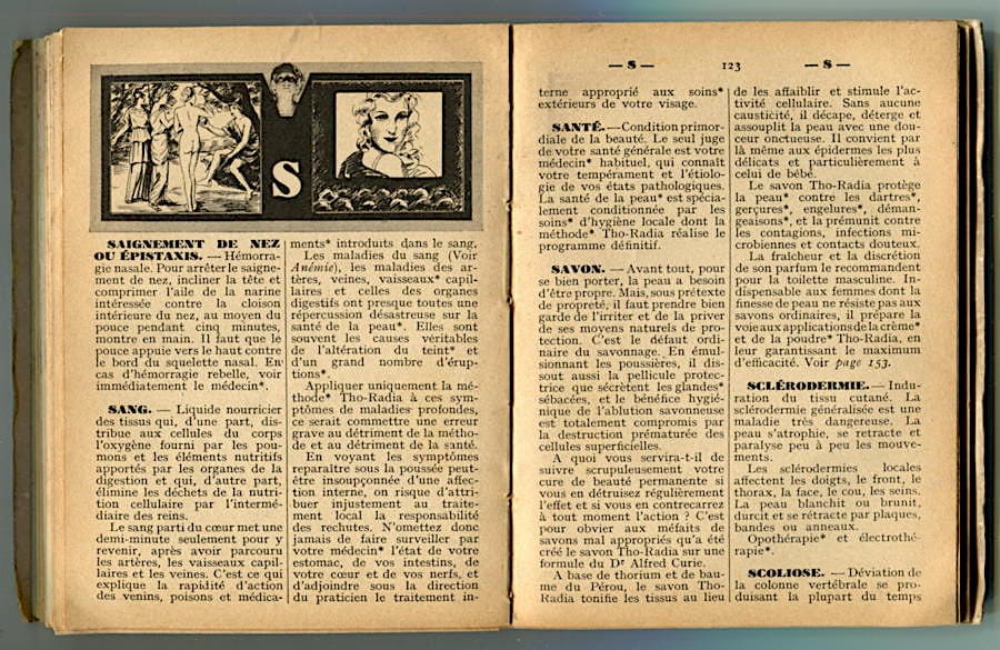 Dictionnaire soins de beaute pages 120-121