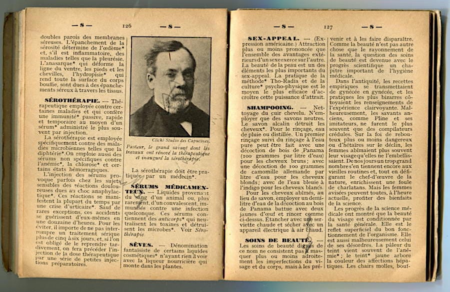 Dictionnaire soins de beaute pages 124-125