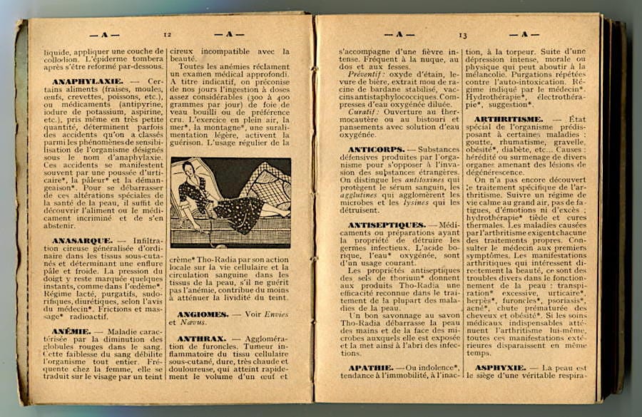 Dictionnaire soins de beaute pages 10-11
