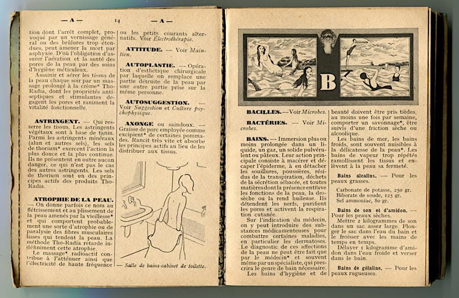 Dictionnaire soins de beaute pages 12-13