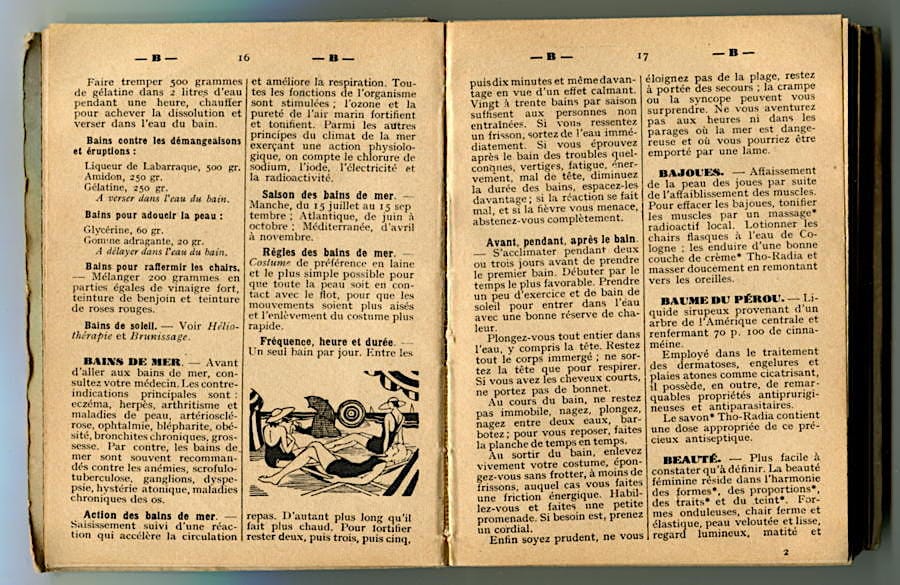 Dictionnaire soins de beaute pages 14-15