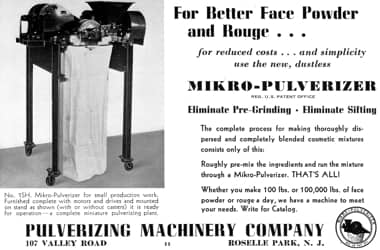1937 Pulverizing Machinery Company