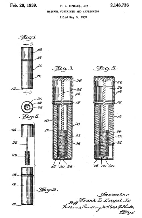 1939 mascara patent