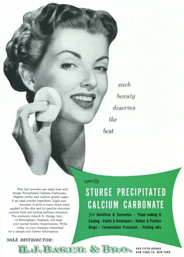 1955 Sturge Precipitated Calcium Carbonate