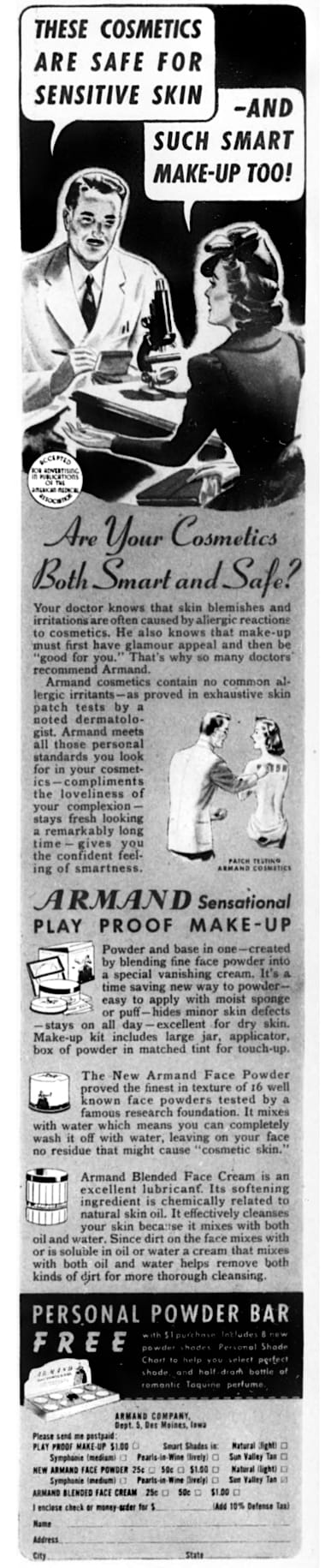 1942 Armand Play Proof