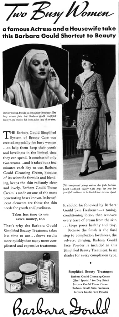 1937 Barbara Gould Simplified Beauty Treatment