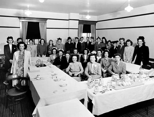 1945 Participants at a Barbara Gould training program