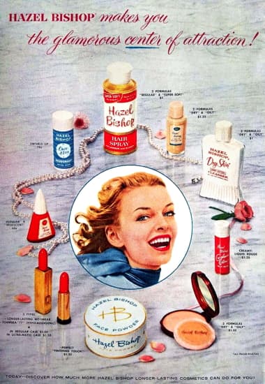 1957 Hazel Bishop products