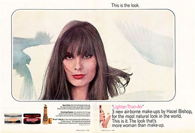 1965 Hazel Bishop Lighter-Than-Air make-up