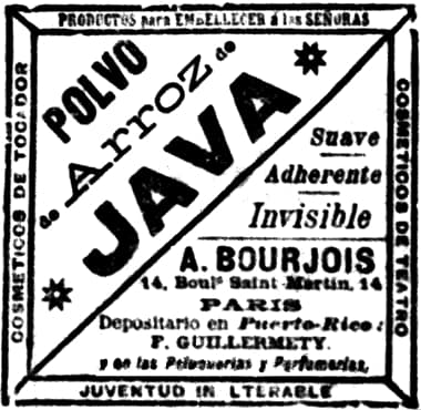 1887 Bourjois Polvo Arroz de Java