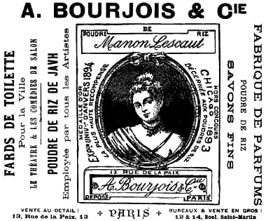 1895 Bourjois Manon Lescaut