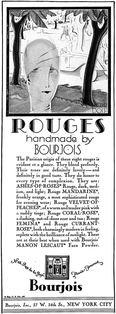 1926 Bourjois Rouges