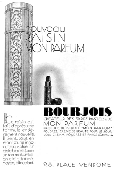 1928 Bourjois Raisin Mon Parfum