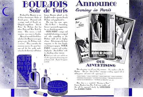 1930 Trade advertisement for Soir de Paris