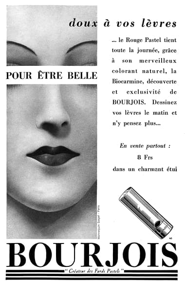 1933 Bourjois Biocarmine