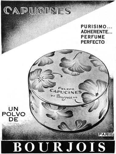 1934 Bourjois Poudre Capucines